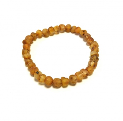 Adult Unpolished Baroque Amber Bracelet